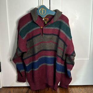Vintage Boston Traders 100% Wool Sweater XL